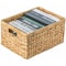 Vintiquewise Storage Bin, Water Hyacinth, Beige, 7.9 in H, 11 in W, 15.1 in L QI003544.L - alternate 1